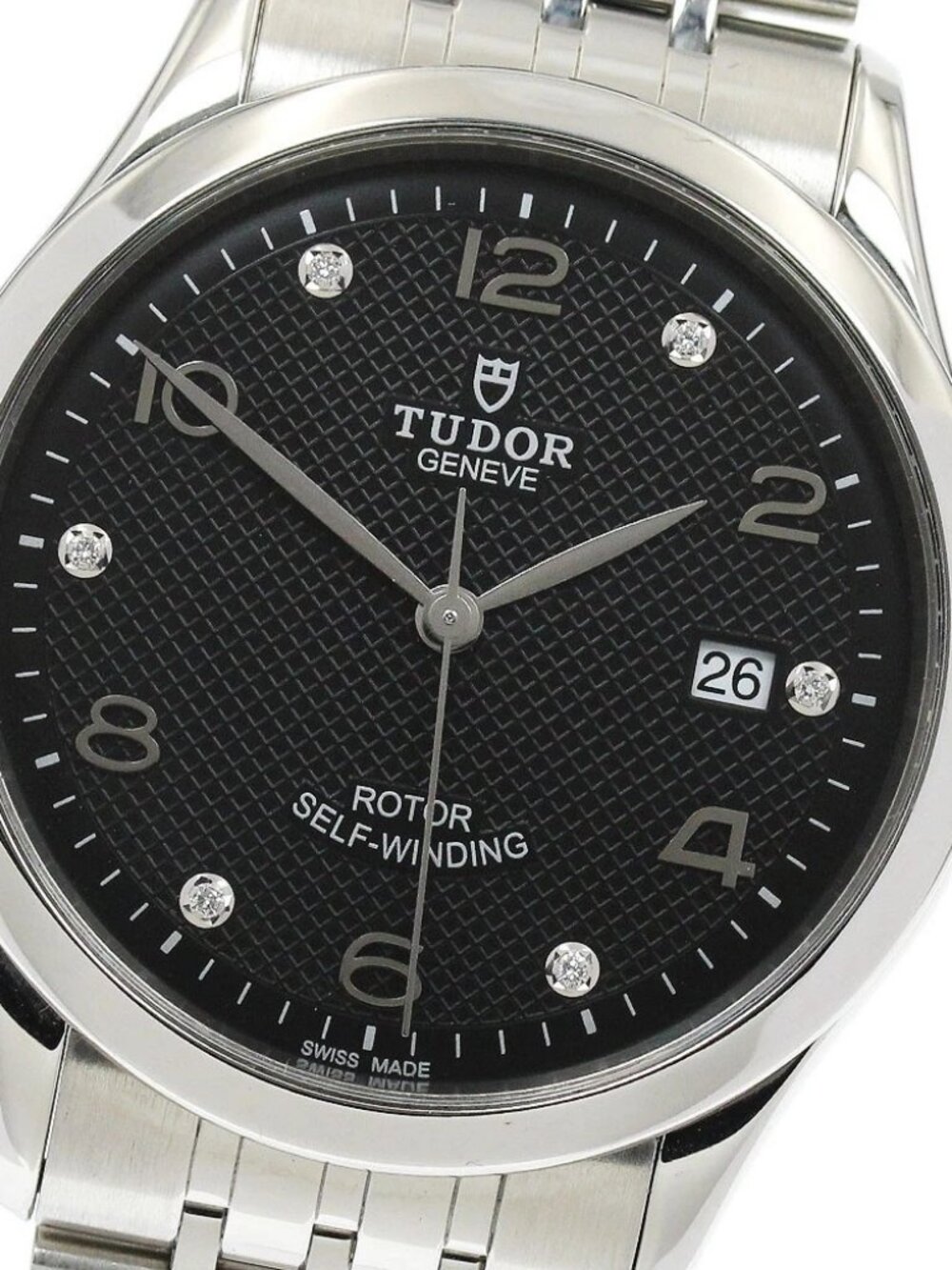 TUDOR 1926 91550 Date 6P diamond black Dial Automatic Men's Watch_920854